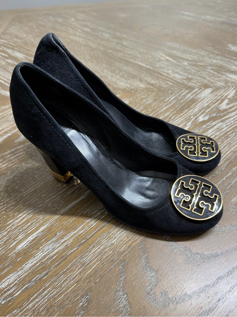 Tory Burch "Maddie" Suede Pumps